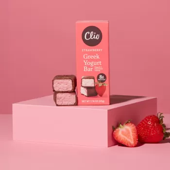 Clio Greek Yogurt Bar Strawberry Clio Greek Yogurt Bar Strawberry