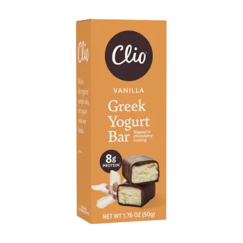 Clio Greek Yogurt Bar Vanilla Clio Greek Yogurt Bar Vanilla