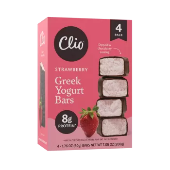 Clio Yogurt Bar Strawberry 4 packs Clio Yogurt Bar Strawberry 4 packs