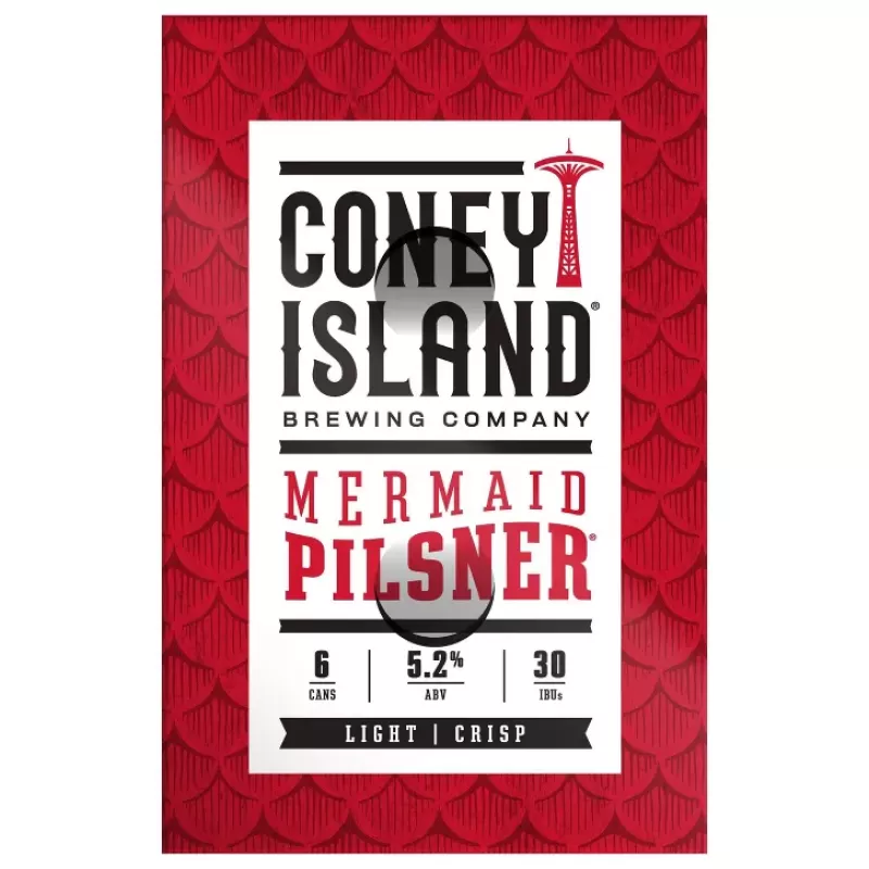 Coney Island Mermaid Pilnsner 6pk/12 fl oz Cans Coney Island Mermaid Pilnsner 6pk/12 fl oz Cans