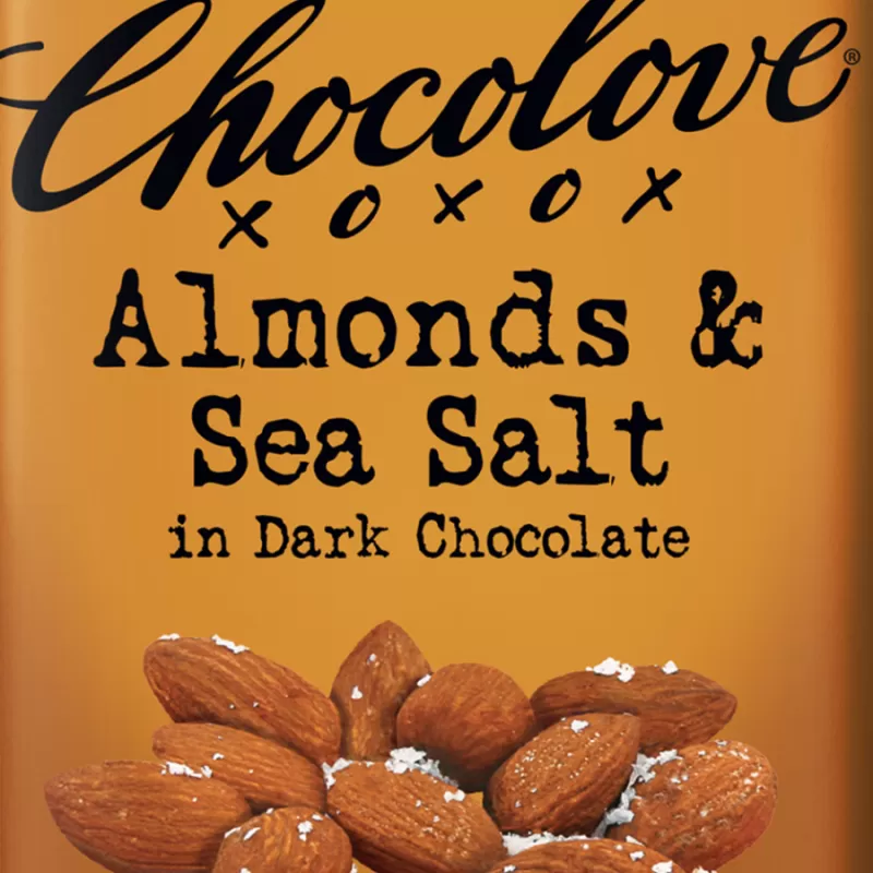 Chocolove Almonds & Sea Salt in Dark Chocolate Chocolove Almonds & Sea Salt in Dark Chocolate