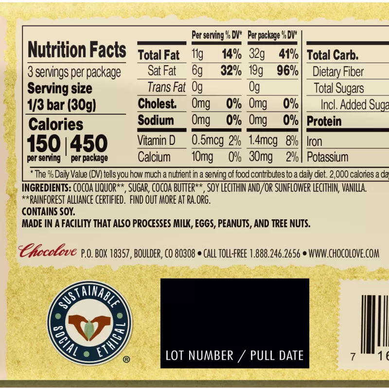 Chocolove Dark Chocolate Chocolove Dark Chocolate