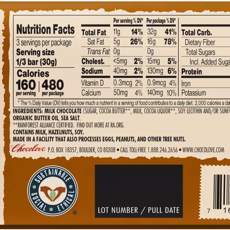 Chocolove Hazelnut In Milk Chocolate Chocolove Hazelnut In Milk Chocolate