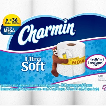 Charmin 9=36 Ultra soft Bathtissue