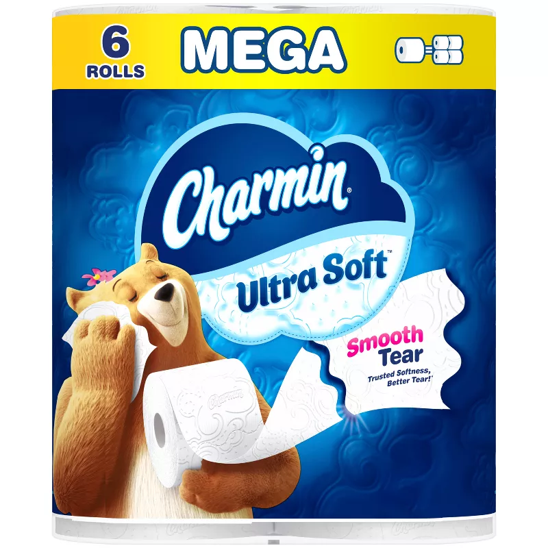 Charmin Essentials Mega Soft 6=24