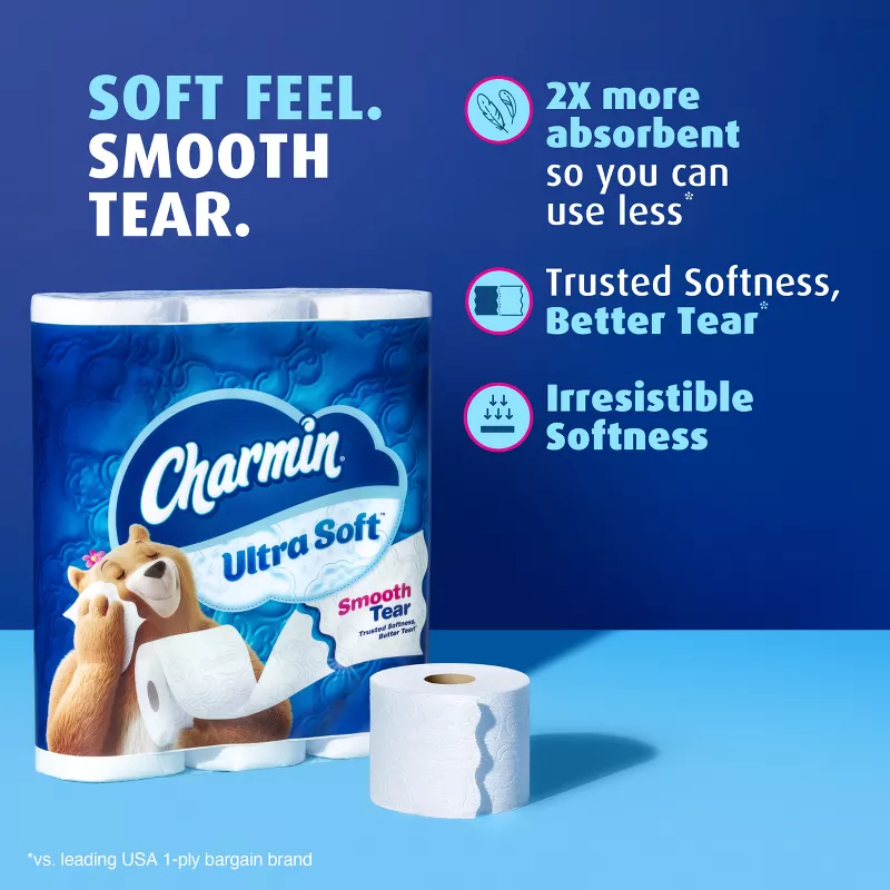 Charmin Essentials Mega Soft 6=24