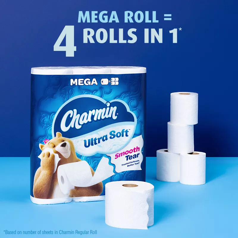 Charmin Essentials Mega Soft 6=24