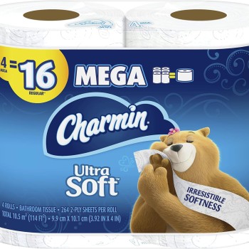 Charmin Ultra Soft Mega 4=16
