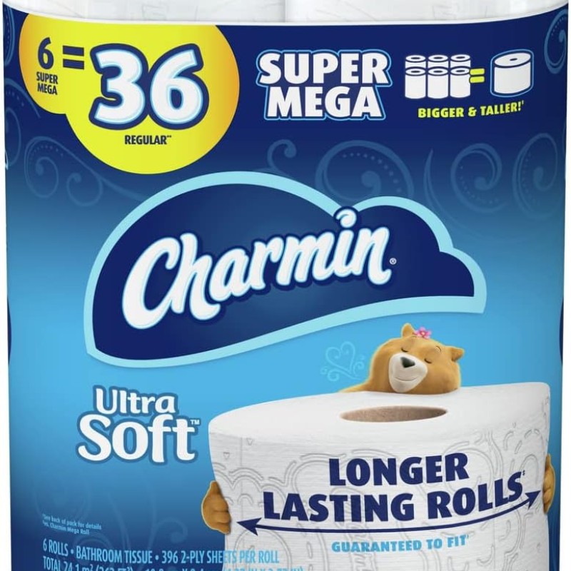 Charmin Ultra Soft Mega XL 6=36