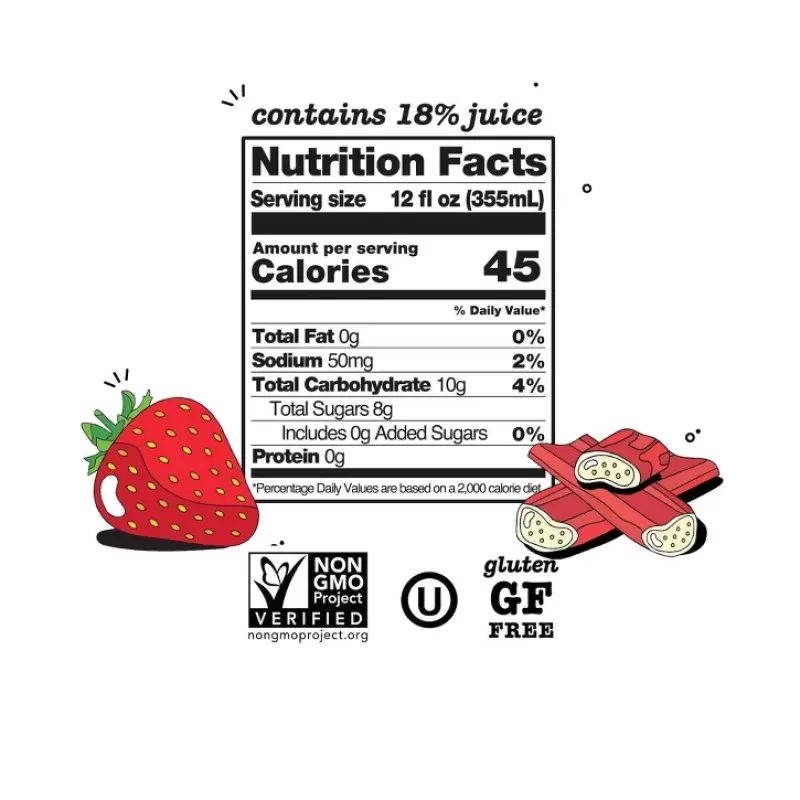 Culture Pop Soda Strawberry & Rhubard Culture Pop Soda Strawberry & Rhubard