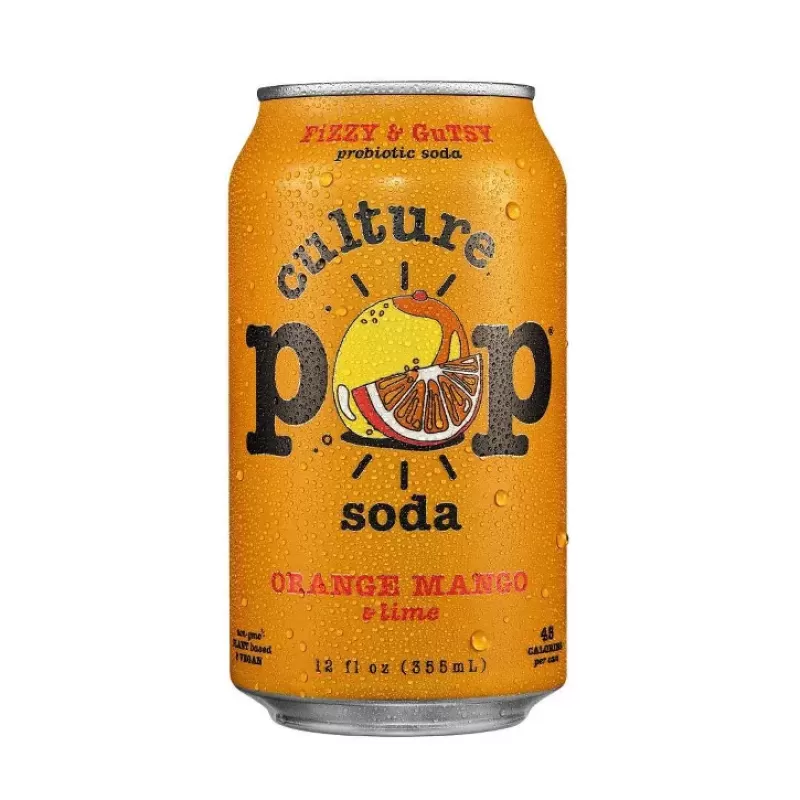 Culture Pop Orange Mango Soda Culture Pop Orange Mango Soda