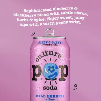 Culture Pop Soda Wild Bluebery Culture Pop Soda Wild Bluebery