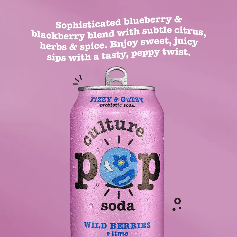 Culture Pop Soda Wild Bluebery Culture Pop Soda Wild Bluebery