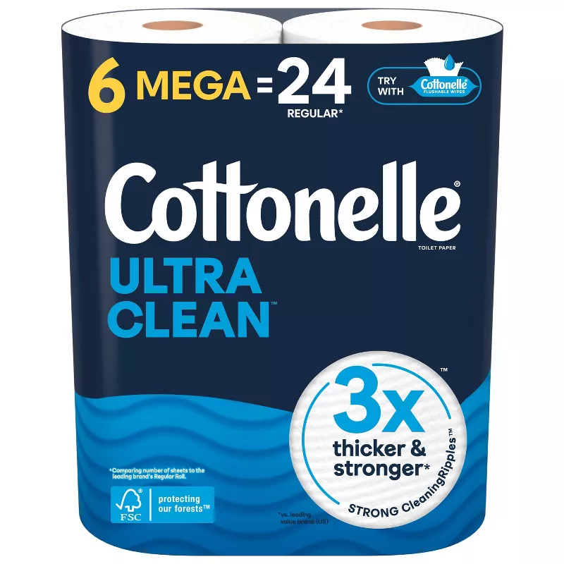 Cottonelle Ultra Clean 6=24