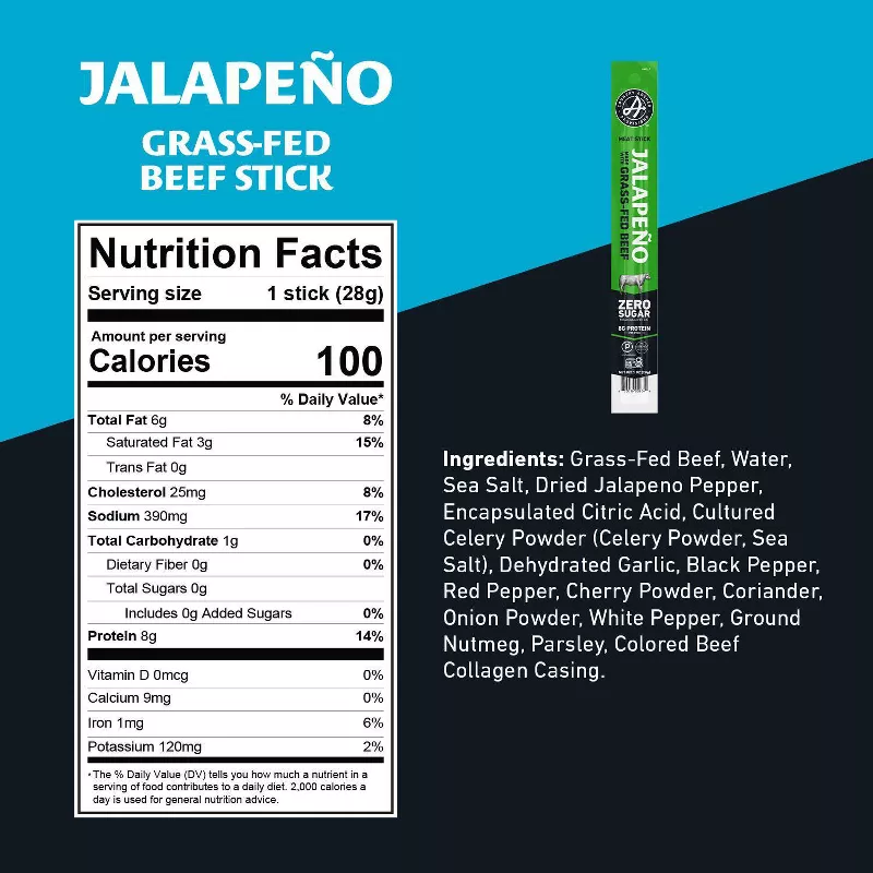Country Archer Beef Stick Jalapeno Country Archer Beef Stick Jalapeno