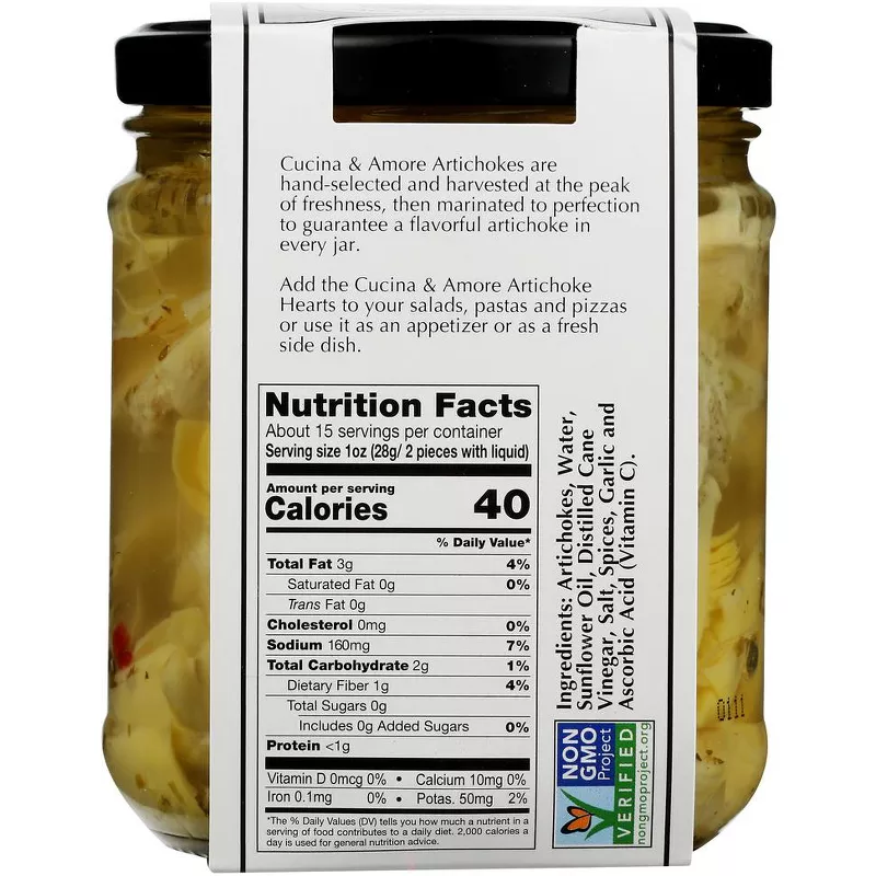 Cucina & Amore Artichoke Hearts Quartered Cucina & Amore Artichoke Hearts Quartered