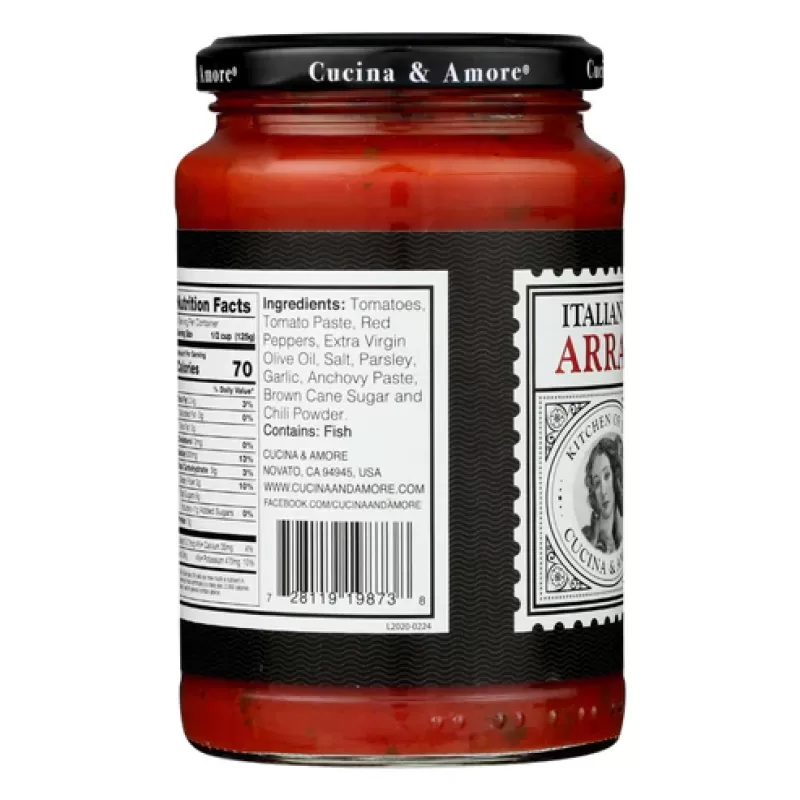 Cucina & Amore Pasta Sauce Arrabbiata Cucina & Amore Pasta Sauce Arrabbiata