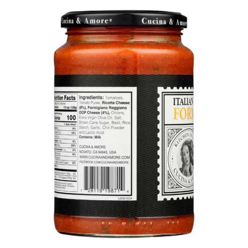 Cucina & Amore Pasta Sauce Formaggio Cucina & Amore Pasta Sauce Formaggio