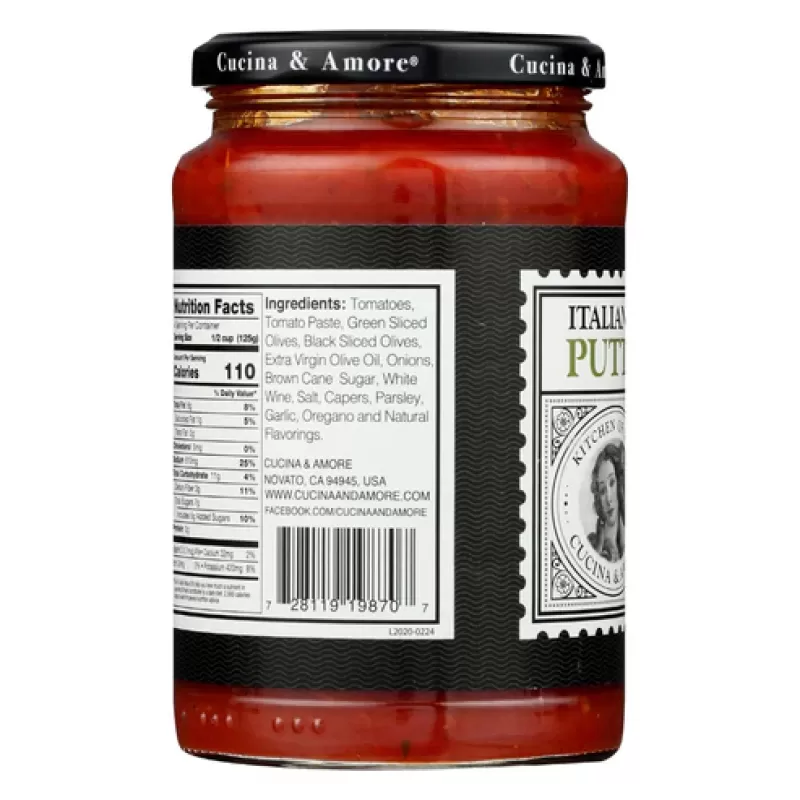 Cucina & Amore Pasta Sauce Puttanesca Cucina & Amore Pasta Sauce Puttanesca