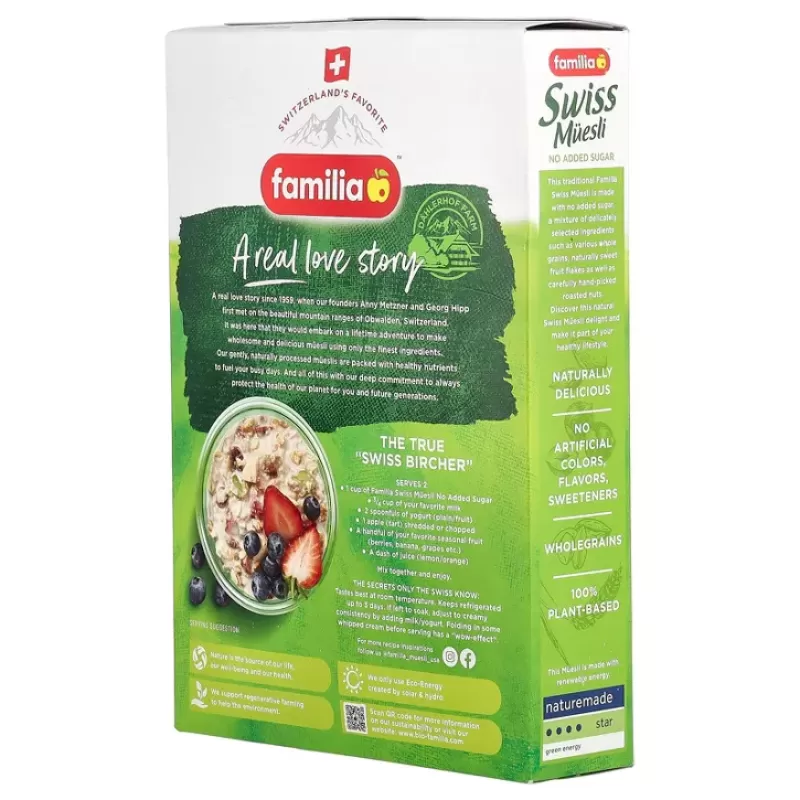 Familia Swiss Muesli Cereal, No Added Sugar
