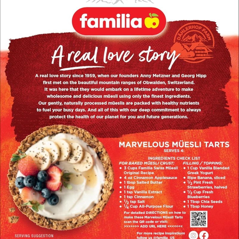 Familia Swiss Muesli Cereal Original