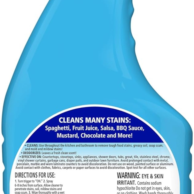 Fantastik/Bleach Household Cleaner All Purpose 32FL