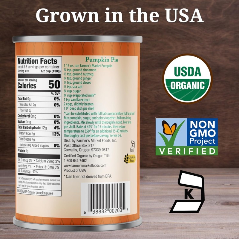 Farmhouse Organic Pumpkin Puree Farmhouse Organic Pumpkin Puree
