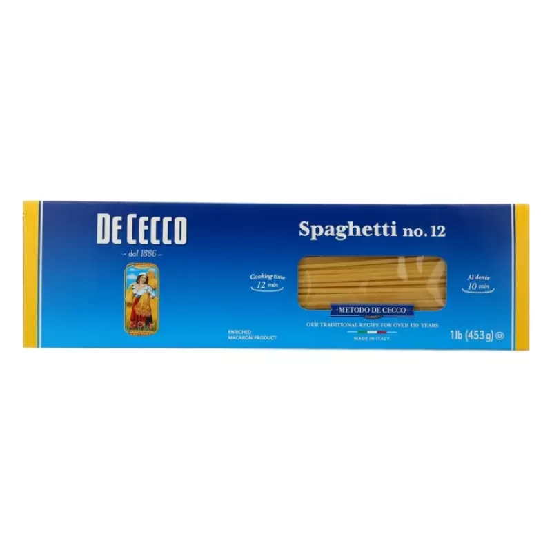 De Cecco Spaghetti 12 De Cecco Spaghetti 12