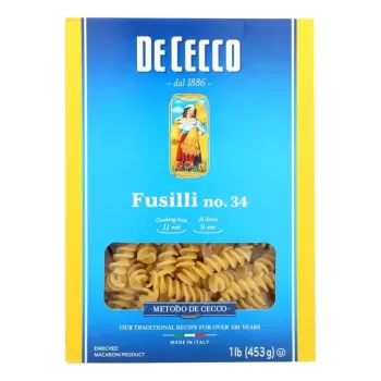De Cecco Fusilli Pasta De Cecco Fusilli Pasta
