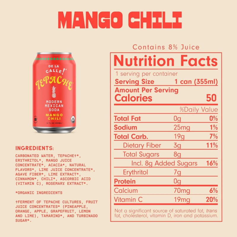 De La Calle Tepache Mango Chili De La Calle Tepache Mango Chili