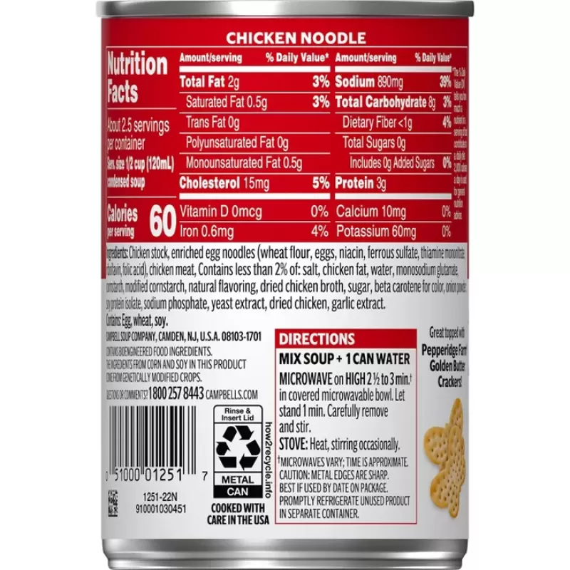 Campbell's Chicken Noodle Soup Campbell's Chicken Noodle Soup