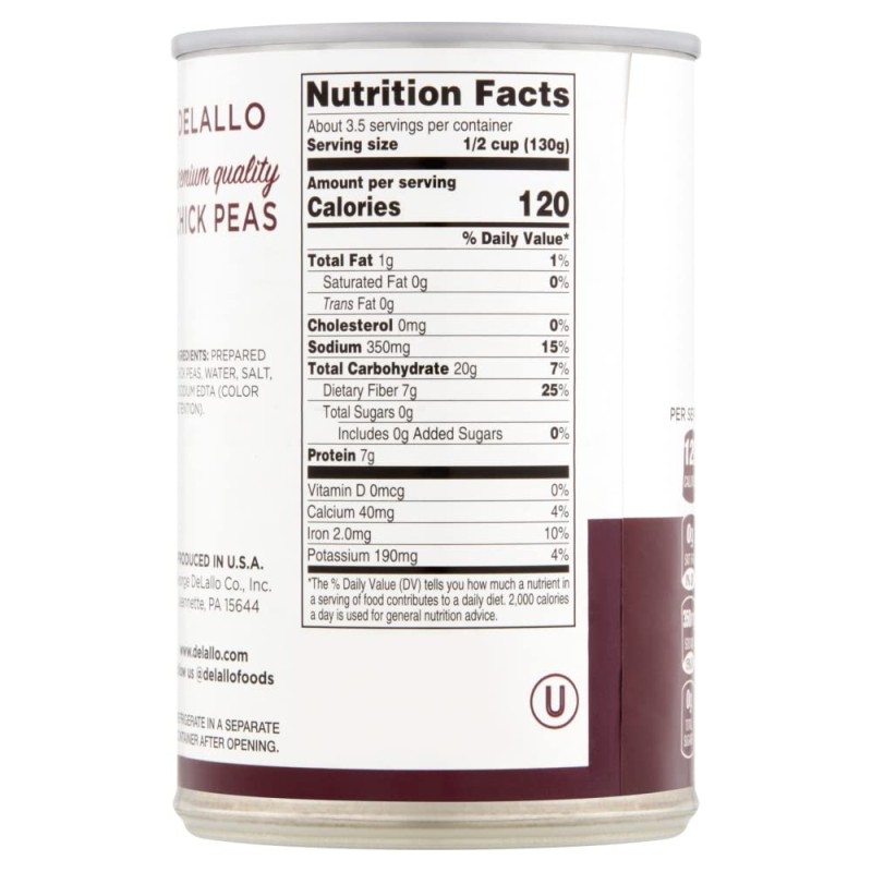 Delallo Beans Chick Peas Delallo Beans Chick Peas