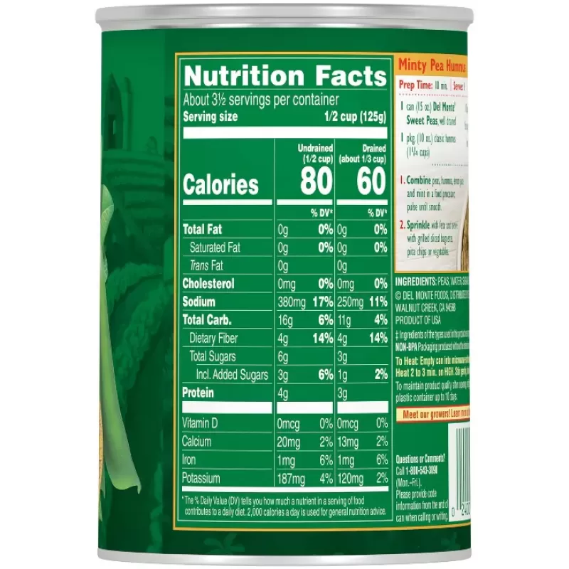 Del Monte FarmChoice Sweet Peas