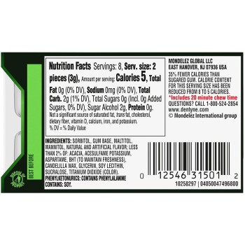 Dentyne Ice Spearmint Dentyne Ice Spearmint
