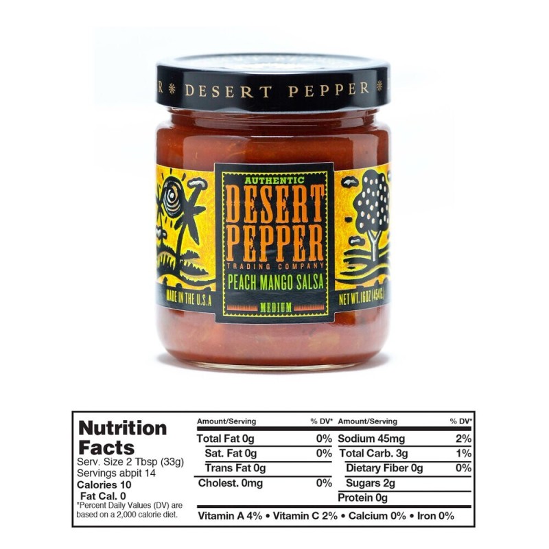Desert Pepper Salsa Peach Mango