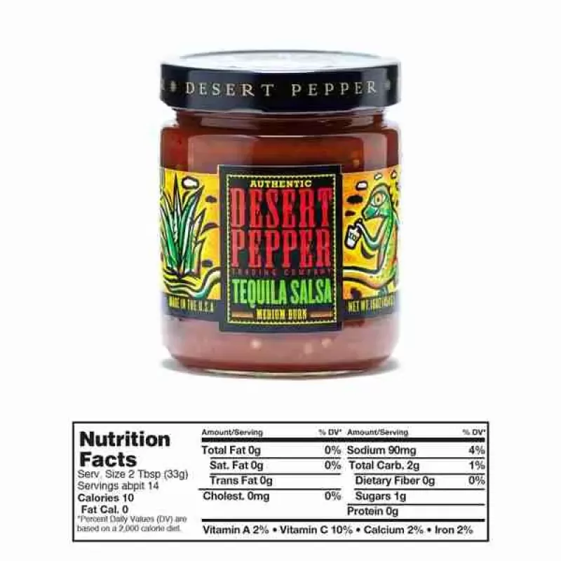Desert Pepper Tequila Salsa (16 oz)