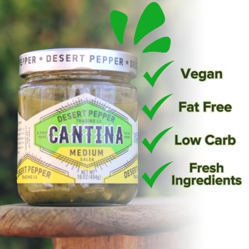 Desert Pepper Trading Medium Cantina Salsa – 16 oz