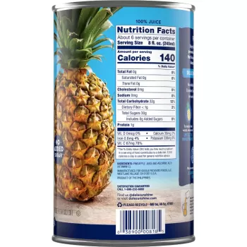 Dole 100% Pineapple Juice Dole 100% Pineapple Juice