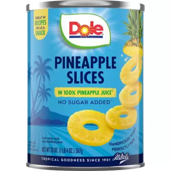Dole Pineapple Slices 20-Ounce Dole Pineapple Slices 20-Ounce