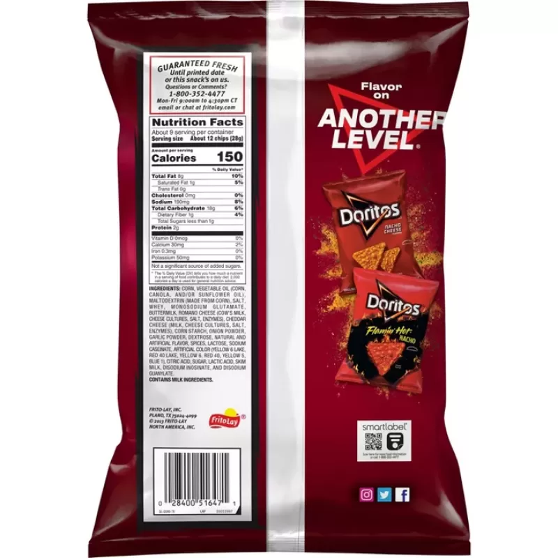 Doritos Spicy Nacho Tortilla Chips Doritos Spicy Nacho Tortilla Chips