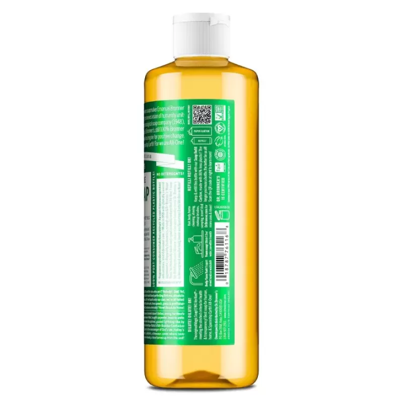 Dr. Bronner's Hemp Almond Castile Soap 16 Oz