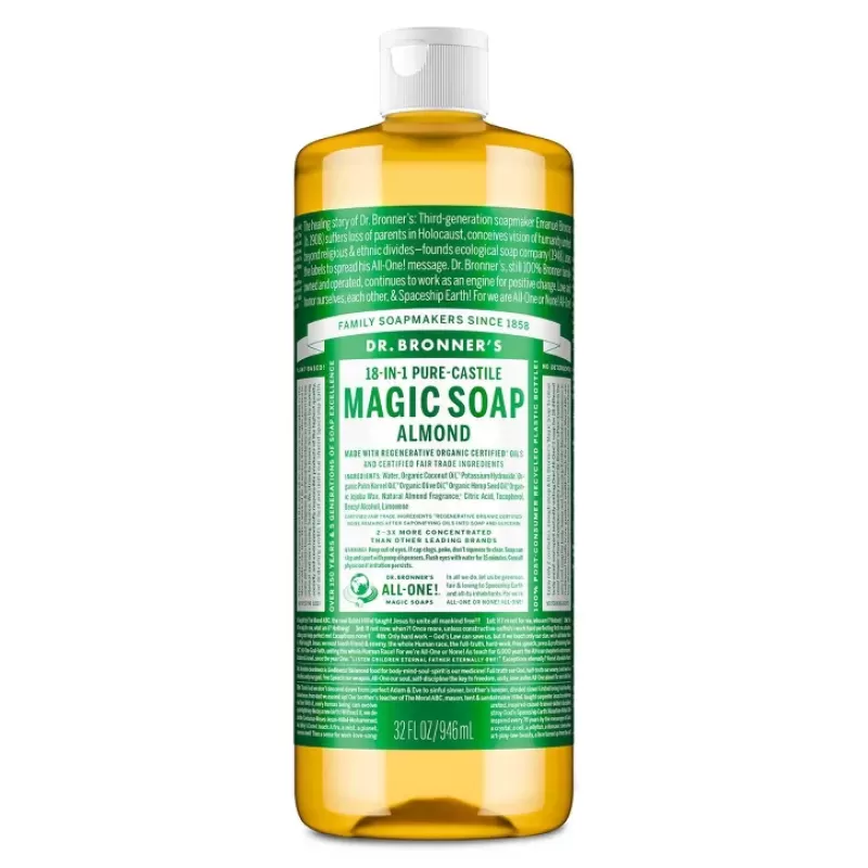 Dr. Bronner's Hemp Almond Castile Soap 32 Oz