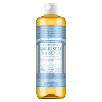 Dr. Bronner's Unsented Castile Soap 16 Oz