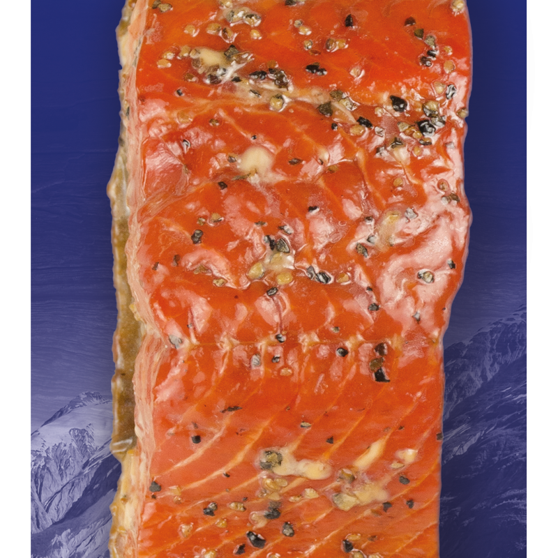 Echo Falls Cracked Pepper Smoked Salmon