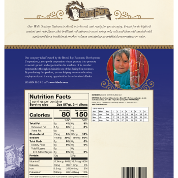 Echo Falls Sockeye Salmon – Original Smoked Echo Falls Sockeye Salmon – Original Smoked