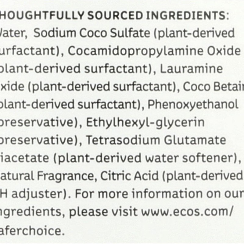 ECOS Dish Soap – Apricot Scent (25 oz)
