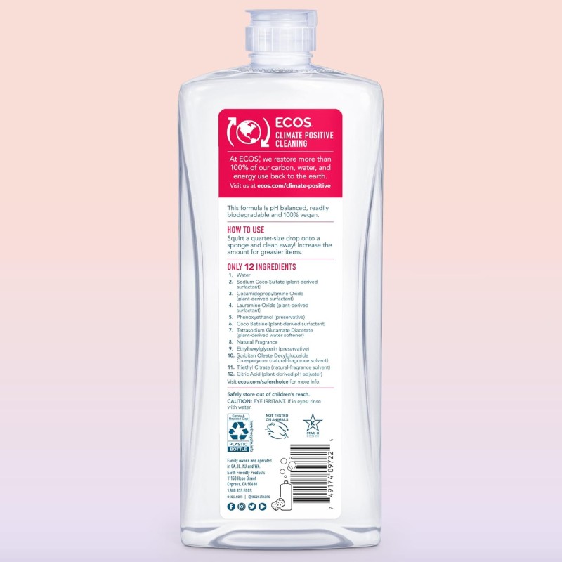 ECOS Dish Soap Grapefruit Scent (25 oz)