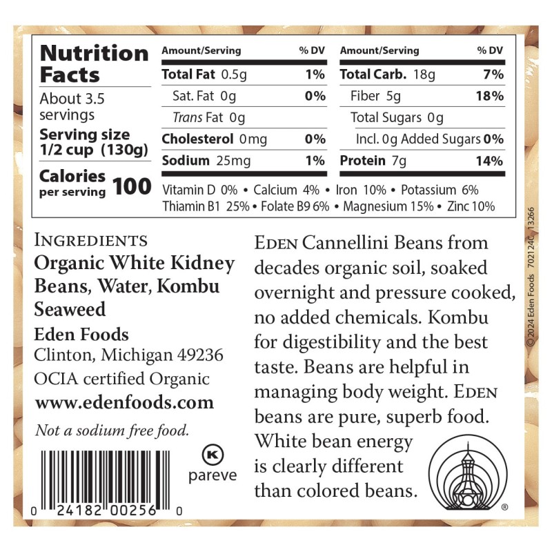 Eden Organic Cannellini Beans