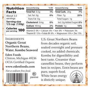 Eden Organic Great Northern Beans Eden Organic Great Northern Beans