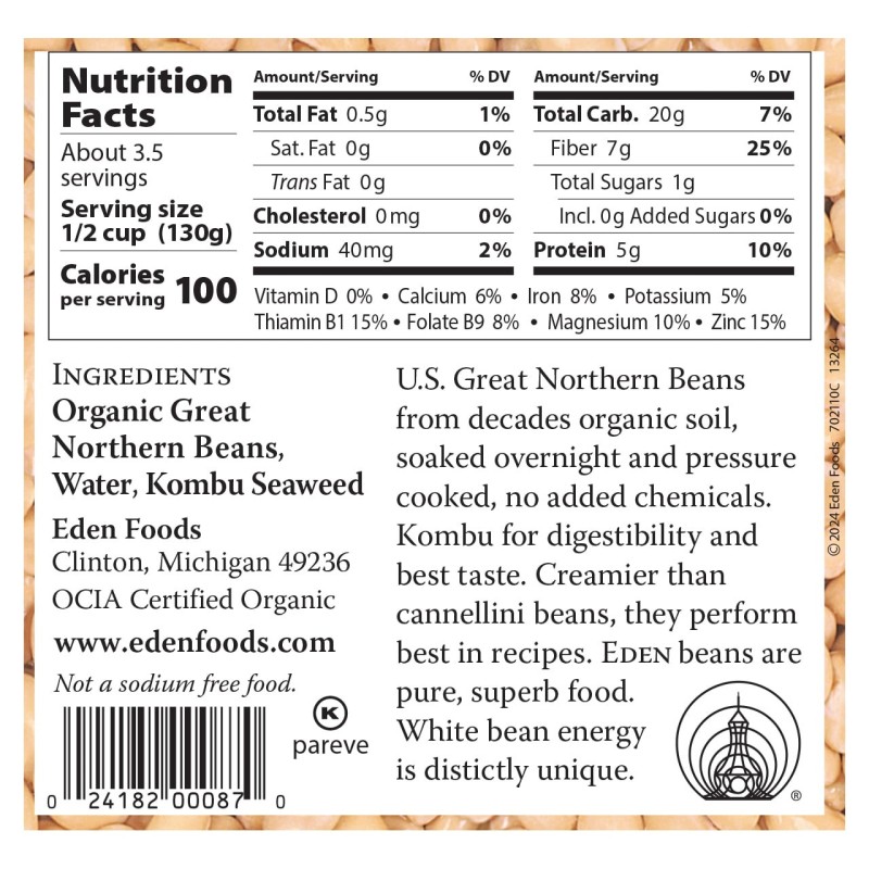 Eden Organic Great Northern Beans